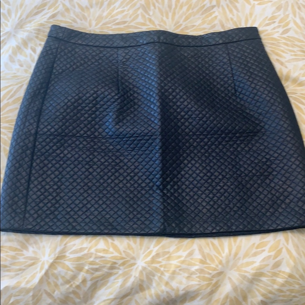 Top Shop Faux Leather Skirt